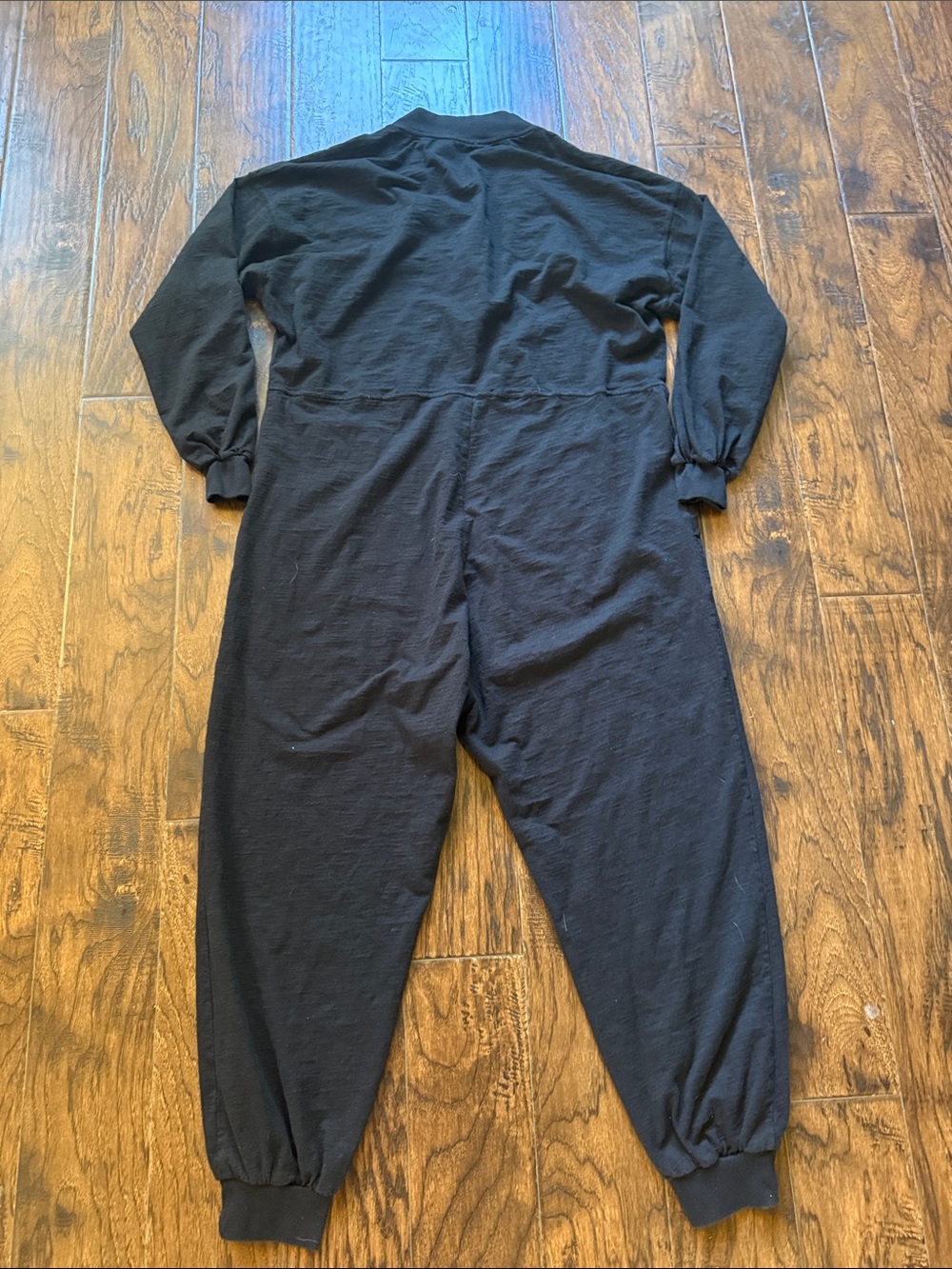 Free People Black Cotton Just Because V-Neck Onesie Jumpsuit, size small - Picture 13 of 13